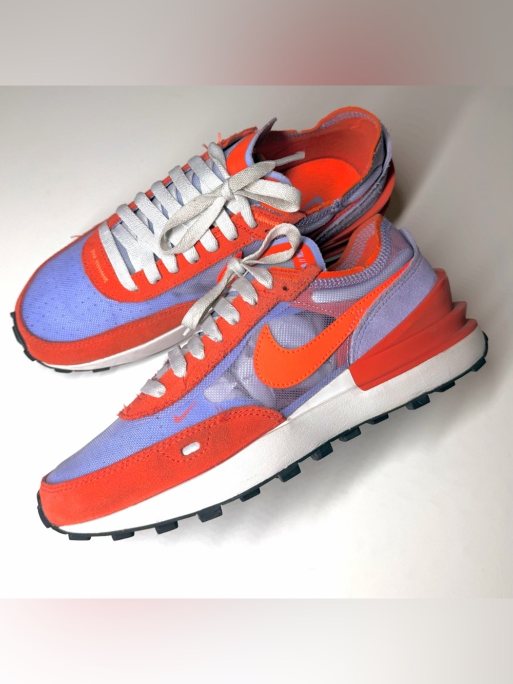 Nike Women’s Waffle One 'Active Fuchsia' DC2533-800 Casual Shoes Size- 7.5 - Picture 8 of 9